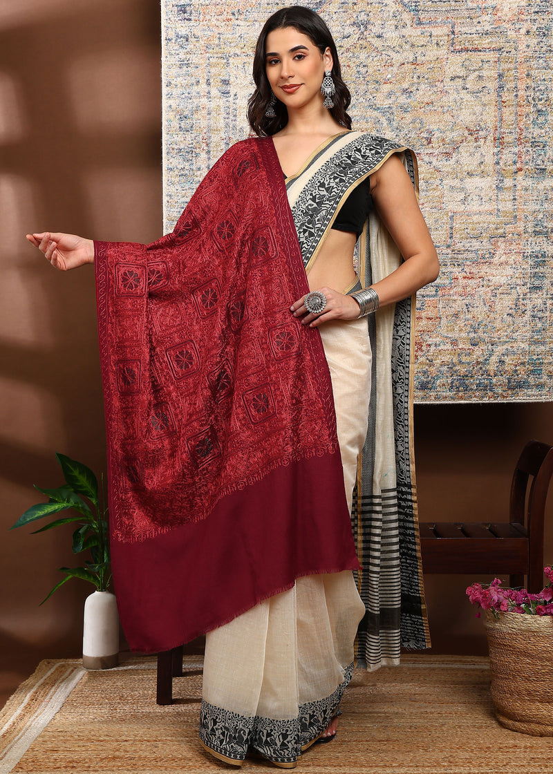 Firosh Women Embroidered Shawl