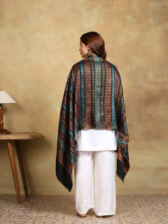 Firosh Women Zari Wool Blend Stole