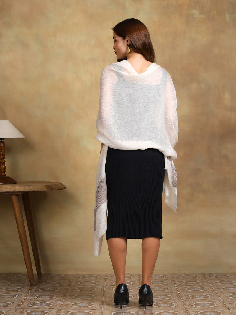 Firosh Women 100% Fine Wool Stole