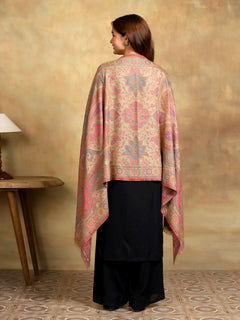 Firosh Women Kani Kashmiri stole Beige