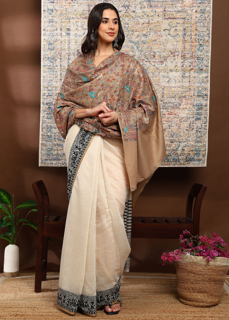 Firosh Women Nalki Embroidered Shawl