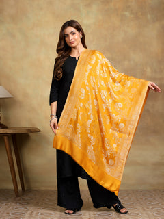 Firosh Women Zari Wool Blend Stole