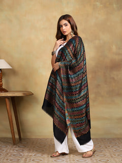 Firosh Women Zari Wool Blend Stole