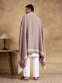 Firosh Men Wool Blend Kani Kashmiri Shawl