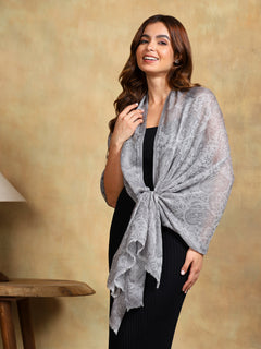 Firosh Women 100% Fine Wool Stole