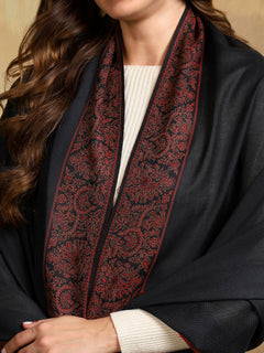 Firosh Women Kani Border Kashmiri Shawl