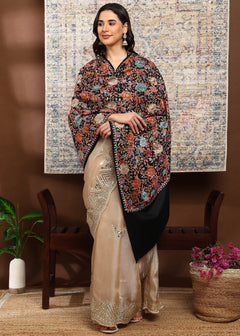 Firosh Women Nalki Embroidered Shawl