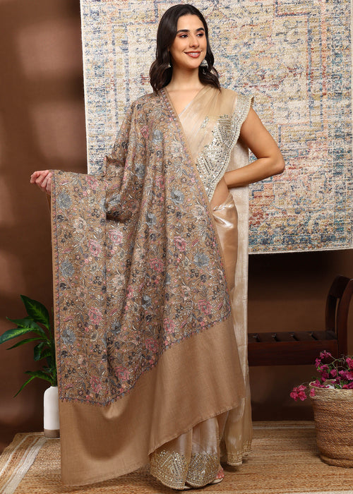 Firosh Women Nalki Embroidered Shawl