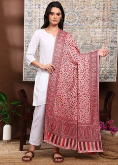 Firosh Women Faux Pashmina Kani Kashmiri Shawl