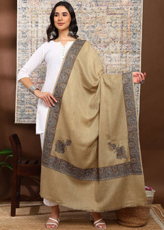 Firosh Women Border Nalki Embroidered Shawl