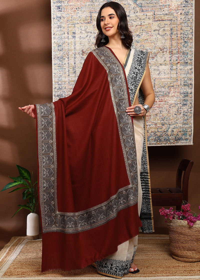 Firosh Women Nalki Embroidered Shawl