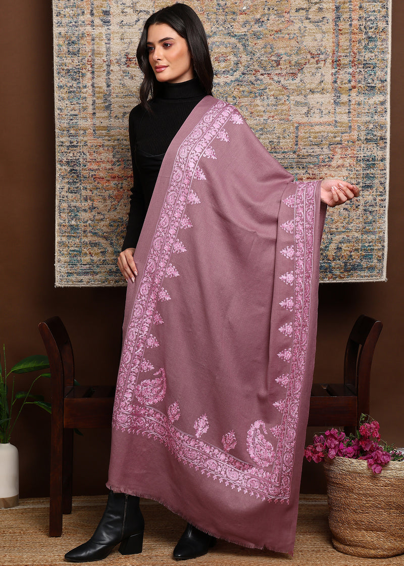 Firosh Women Border Embroidered Stole
