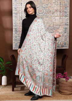 Firosh Women Faux Pashmina Kani Kashmiri Shawl