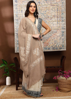 Firosh Women Border Embroidered Stole
