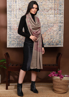 Firosh Women Border Embroidered Stole