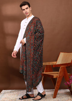 Firosh Men Faux Pashmina Kani Kashmiri Shawl