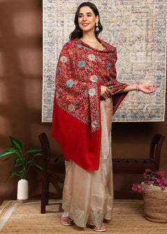 Firosh Women Nalki Embroidered Shawl
