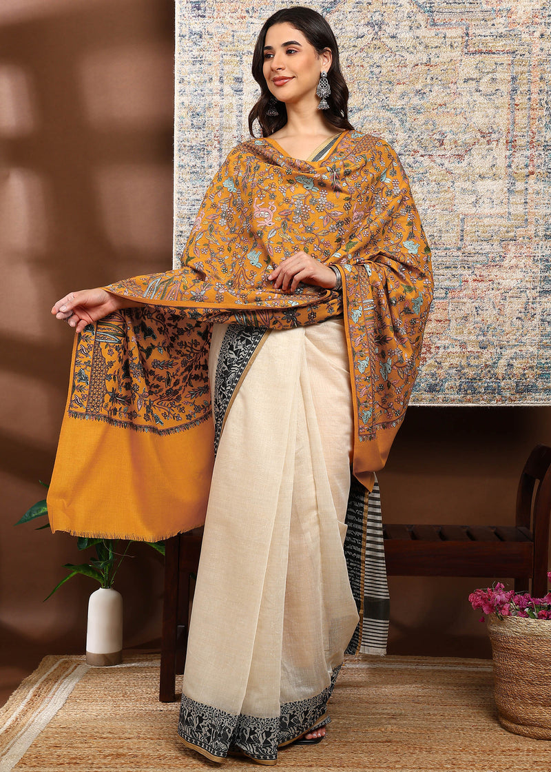 Firosh Women Nalki Embroidered Shawl