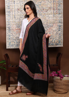 Firosh Women Border Nalki Embroidered Shawl