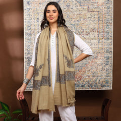 Firosh Women Border Nalki Embroidered Shawl