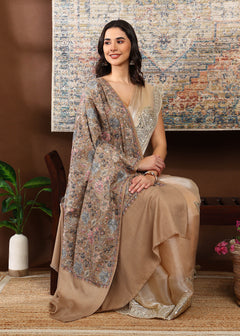 Firosh Women Nalki Embroidered Shawl