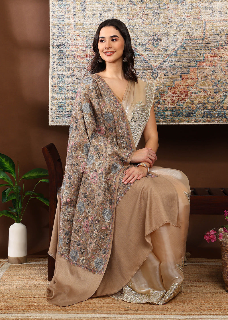 Firosh Women Nalki Embroidered Shawl