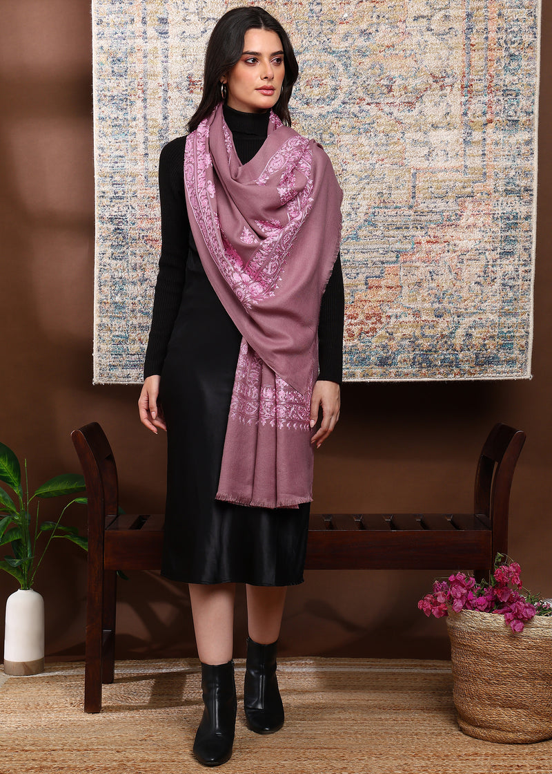 Firosh Women Border Embroidered Stole