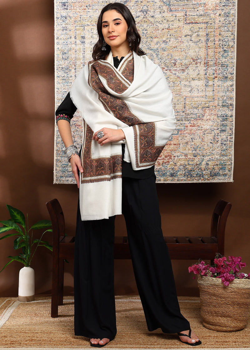 Firosh Women Nalki Embroidered Shawl