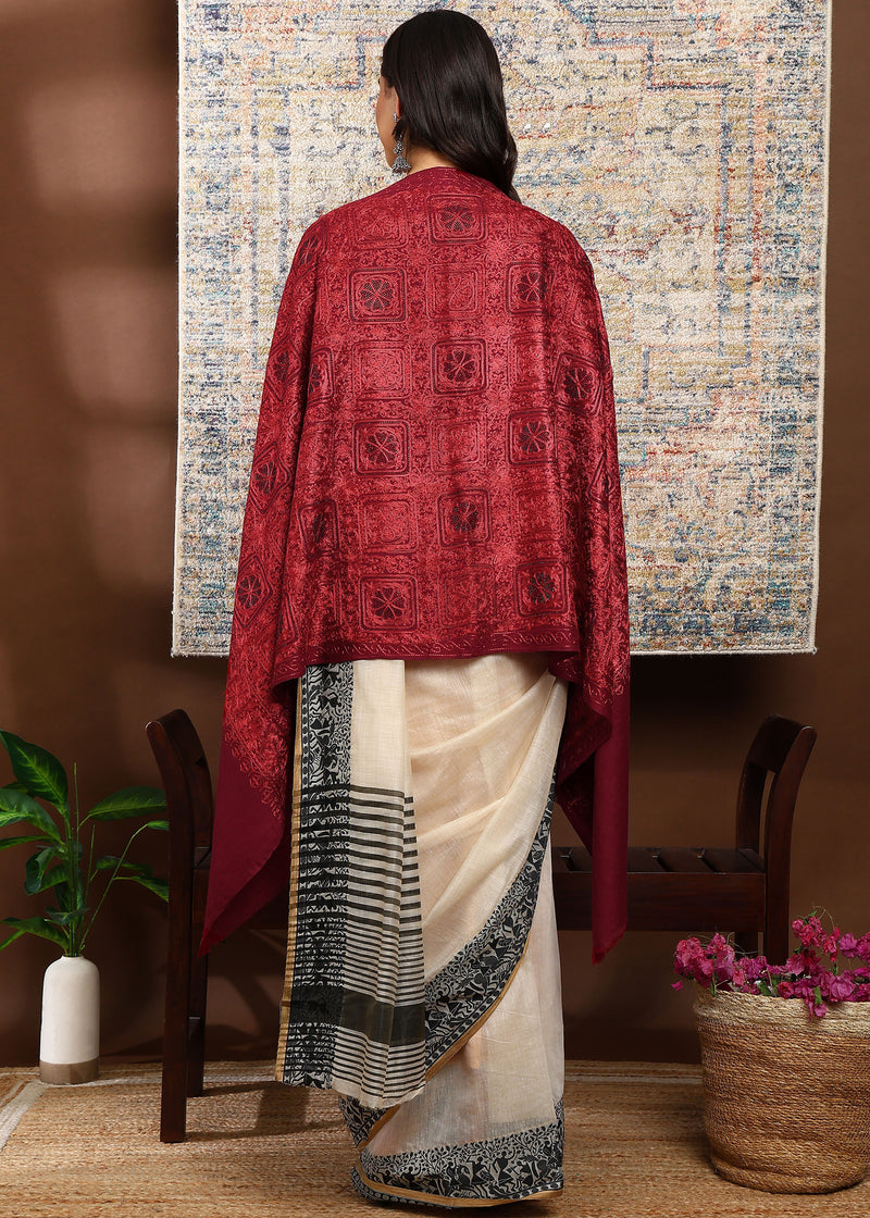 Firosh Women Embroidered Shawl