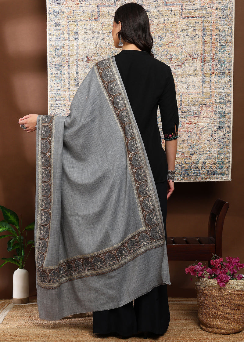 Firosh Women Nalki Embroidered Shawl