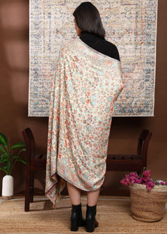 Firosh Women Faux Pashmina Kani Kashmiri Shawl