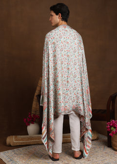 Firosh Men Faux Pashmina Kani Kashmiri Shawl