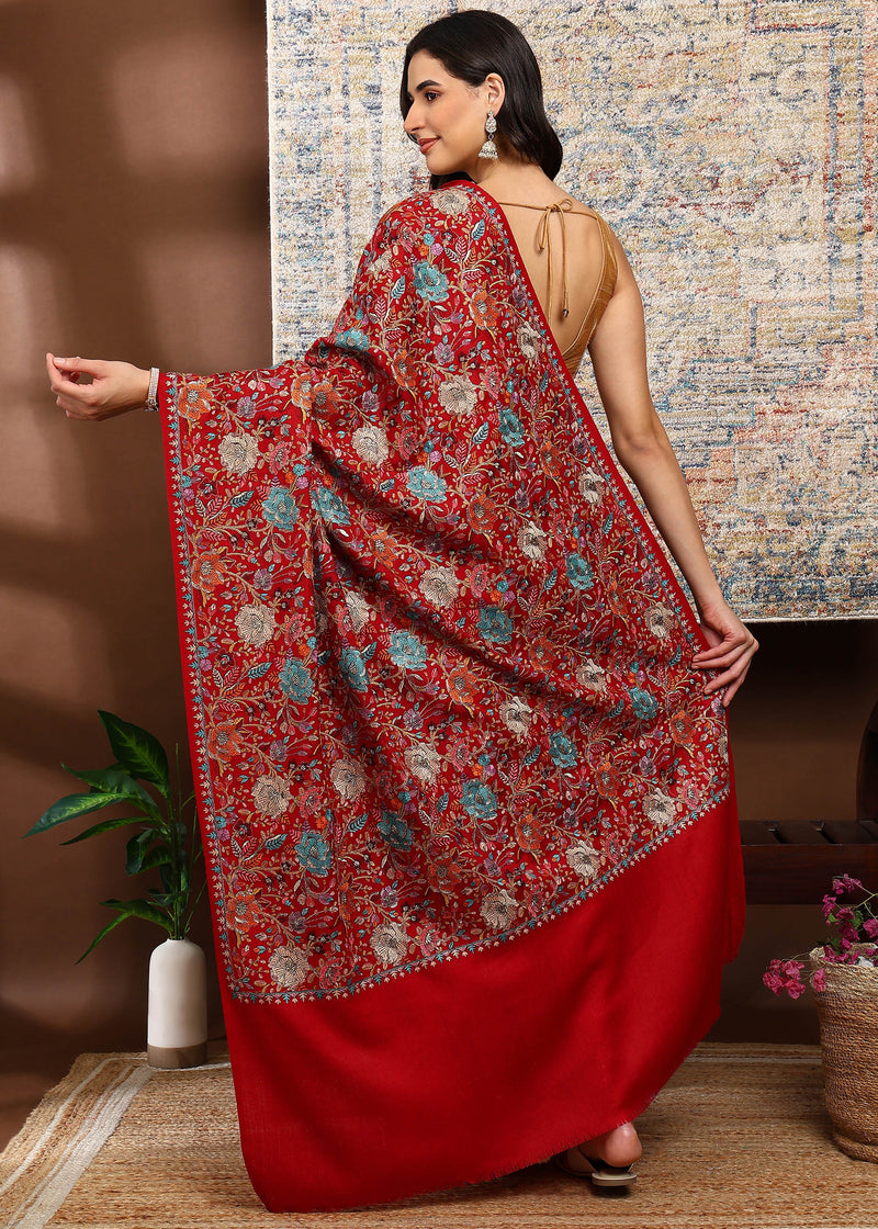 Firosh Women Nalki Embroidered Shawl