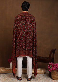 Firosh Men Faux Pashmina Kani Kashmiri Shawl