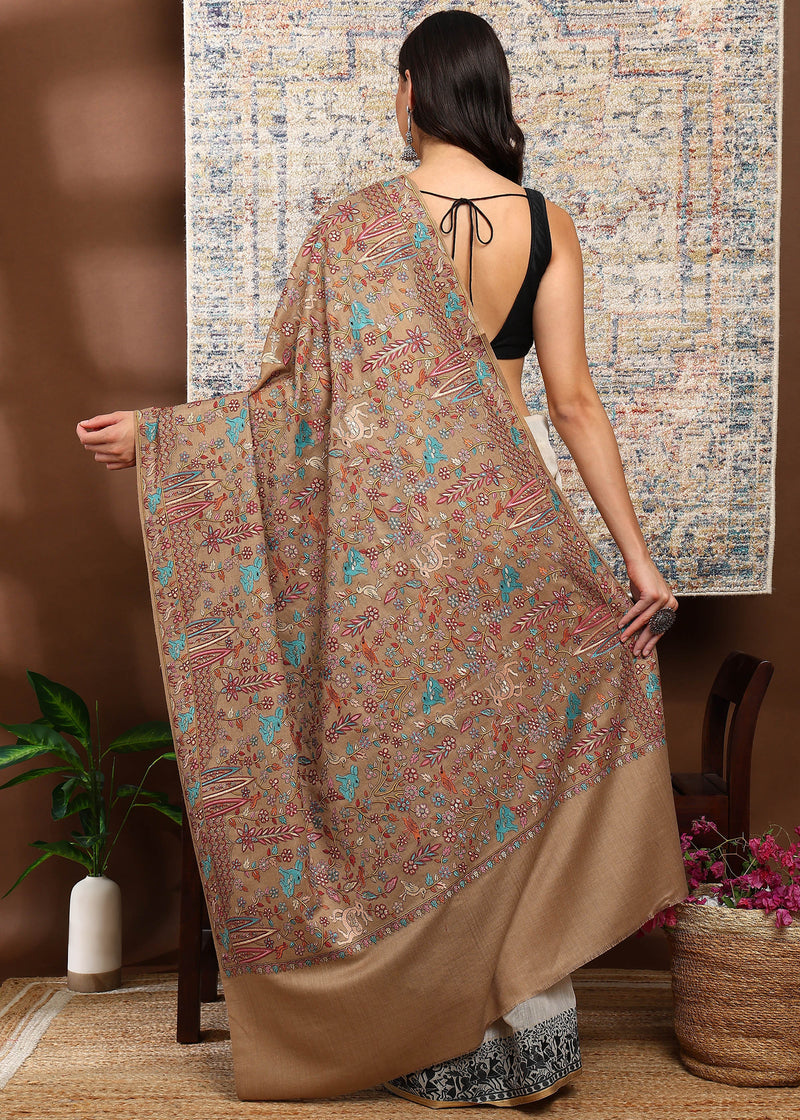 Firosh Women Nalki Embroidered Shawl