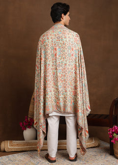 Firosh Men Faux Pashmina Kani Kashmiri Shawl