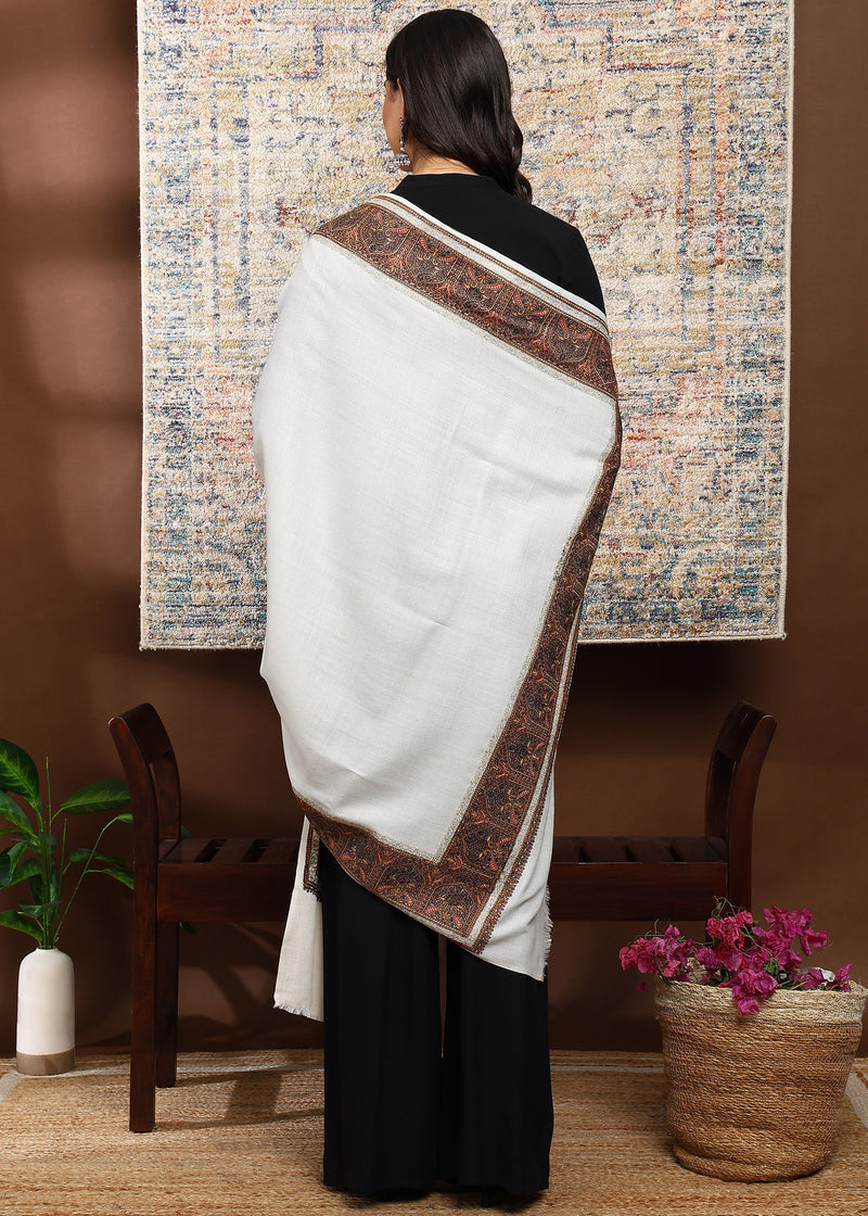 Firosh Women Nalki Embroidered Shawl