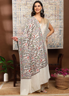 Firosh Women Nalki Embroidered Shawl