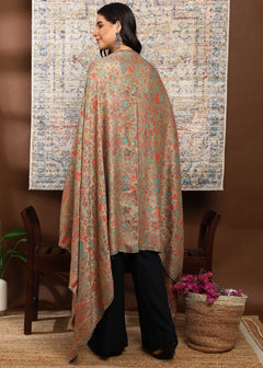 Firosh Women Faux Pashmina Kani Kashmiri Shawl