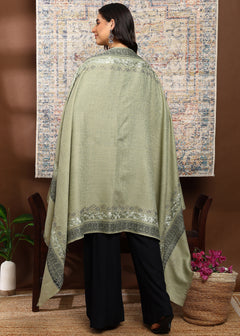 Firosh Women's Kani Shawl with Embroidery & Swarovski Embellishments