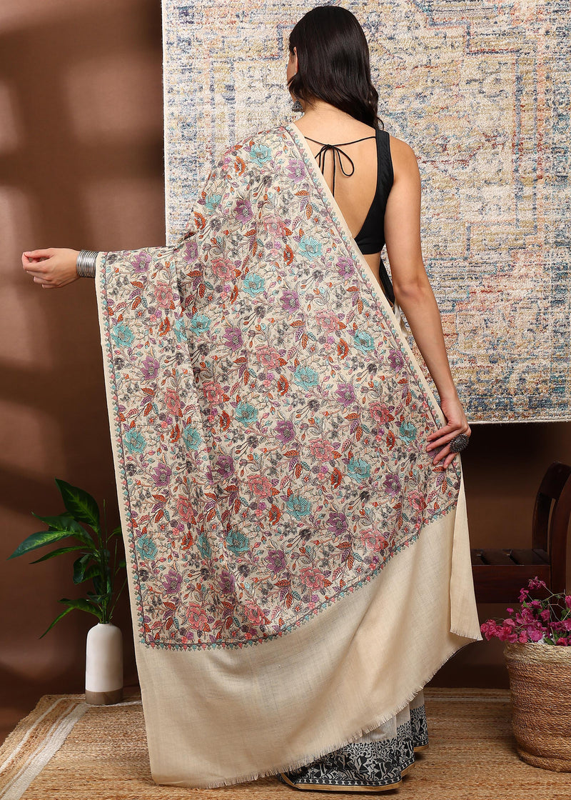 Firosh Women Nalki Embroidered Shawl