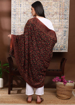 Firosh Women Faux Pashmina Kani Kashmiri Shawl