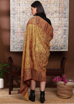 Firosh Women Kani Shawl with Embroidery work