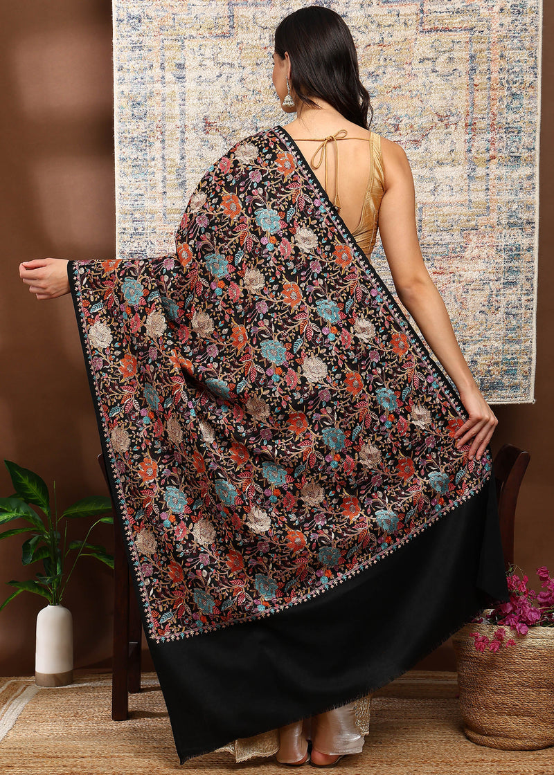 Firosh Women Nalki Embroidered Shawl