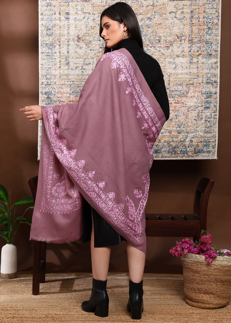 Firosh Women Border Embroidered Stole