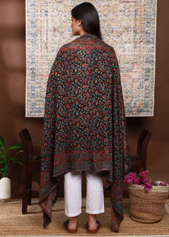 Firosh Women Faux Pashmina Kani Kashmiri Shawl
