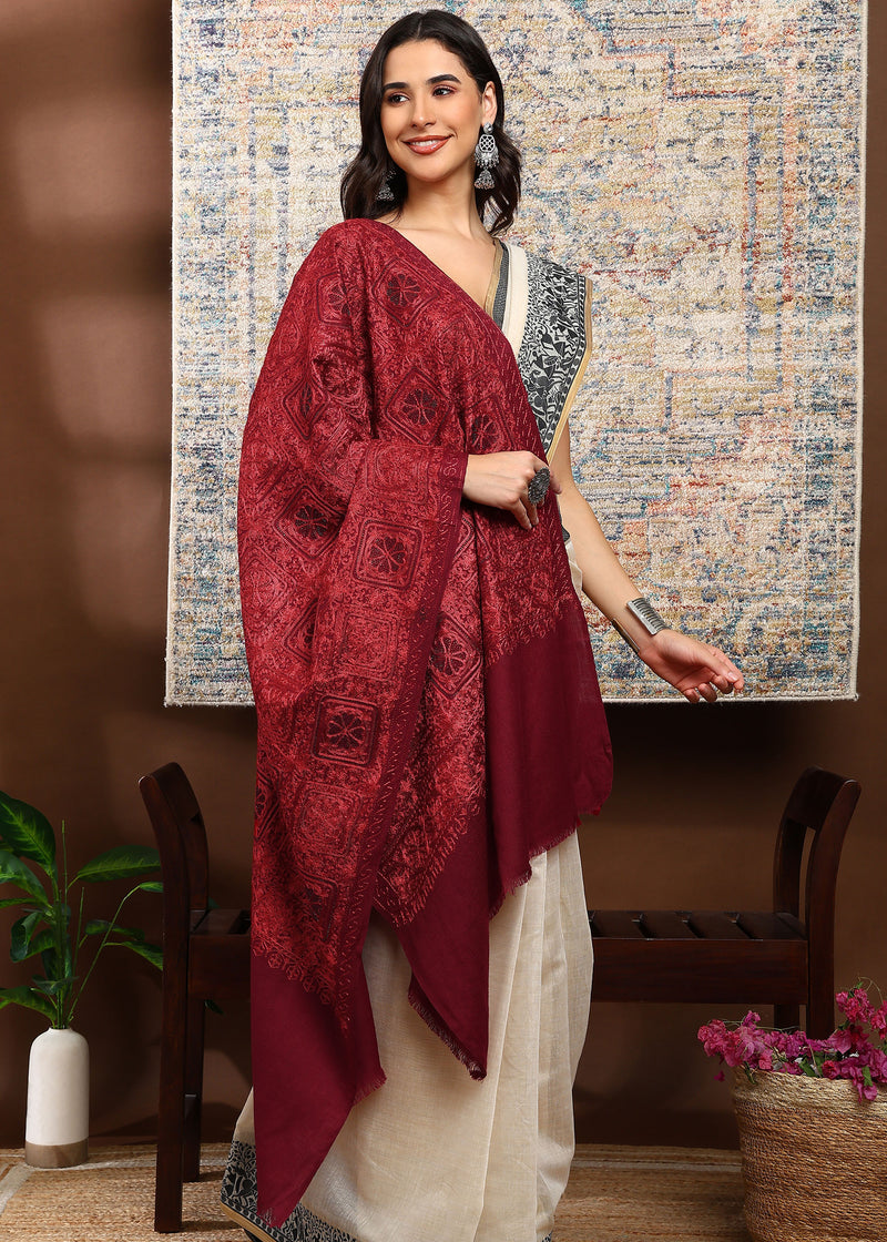 Firosh Women Embroidered Shawl