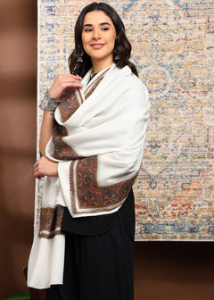 Firosh Women Nalki Embroidered Shawl