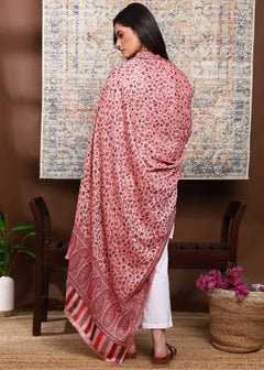 Firosh Women Faux Pashmina Kani Kashmiri Shawl