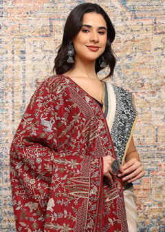 Firosh Women Nalki Embroidered Shawl